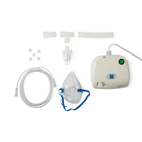 Medline AeroMist Compact Nebulizer Compressor System with Adult Mask Kit