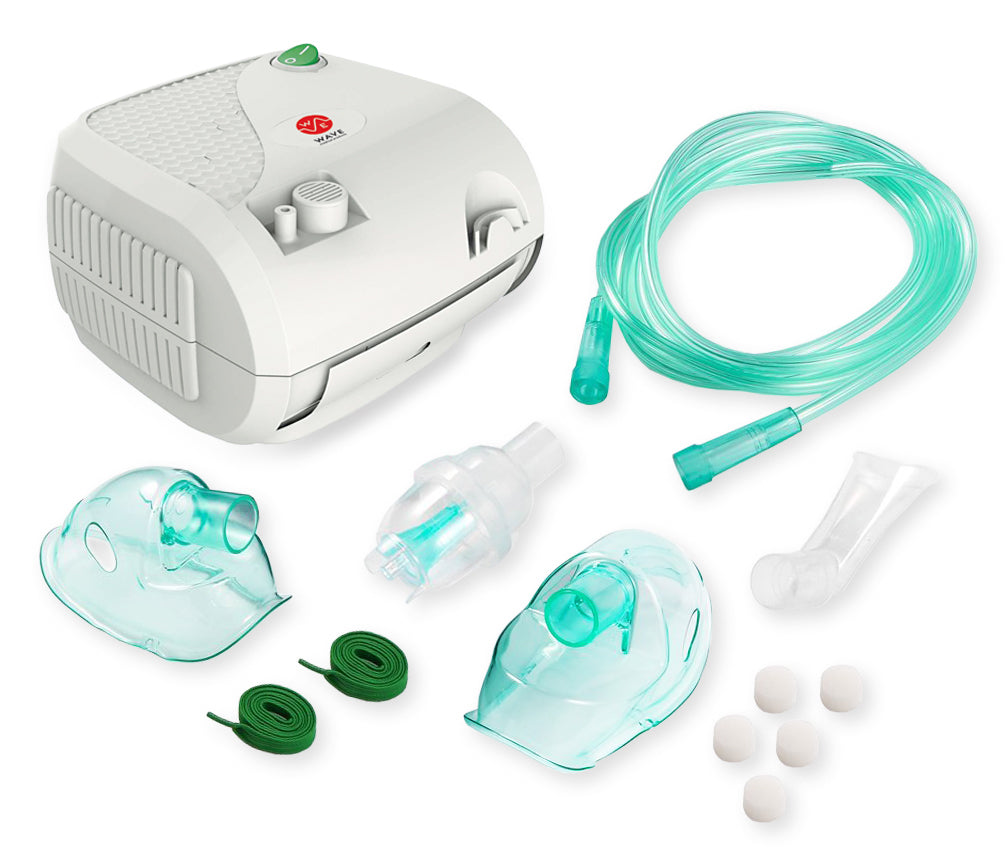 Wave Complete Nebulizer Compressor System with Mask Kits by Wave Medical Products